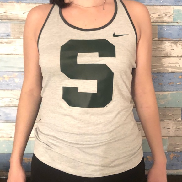 Nike Racerback Tank Top Michigan State - Picture 4 of 5